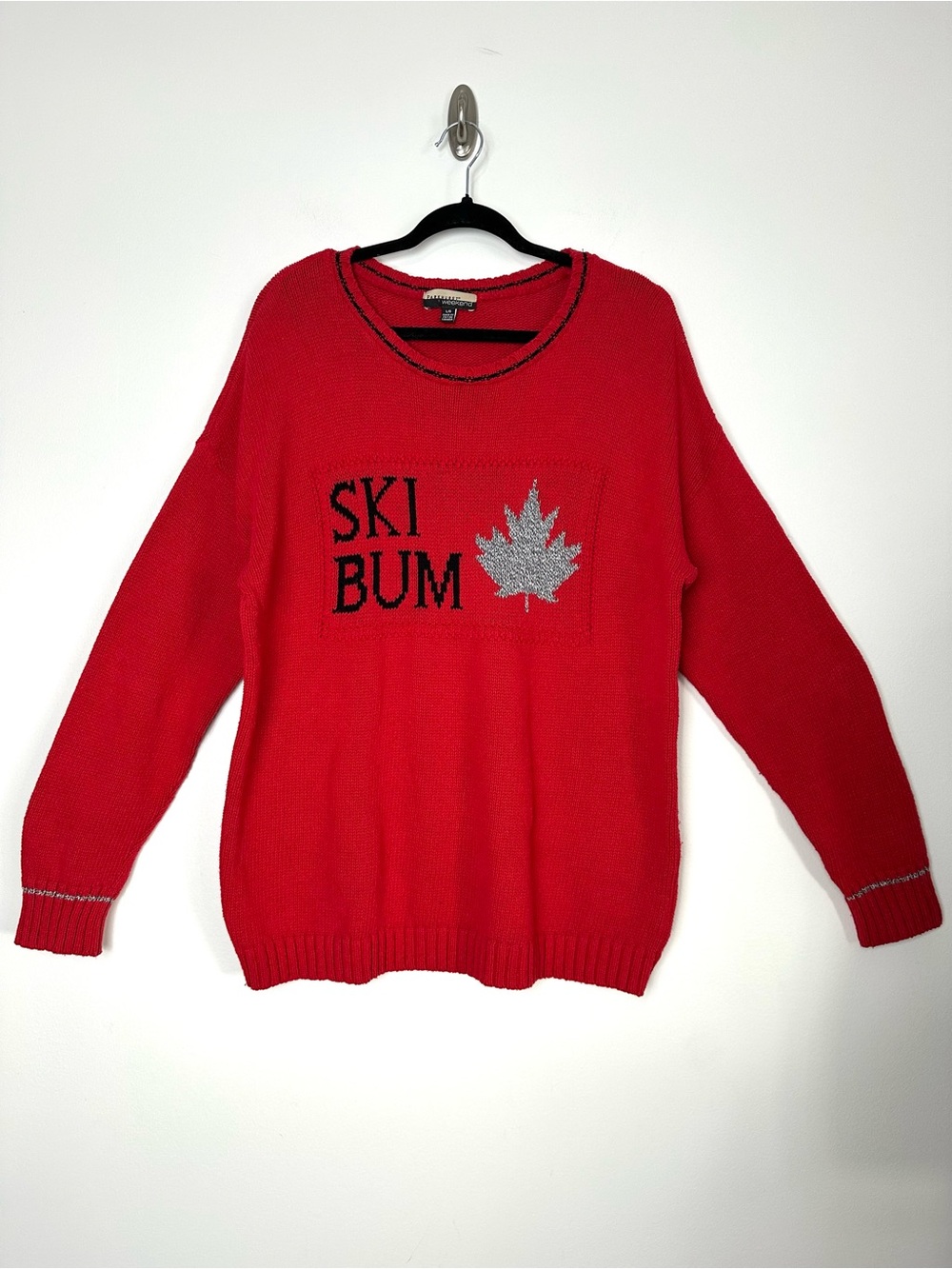 Vintage Cottagecore Kitschy Sweater Apres Ski Cabincore Cozy Preppy Old Money - Picture 2 of 12